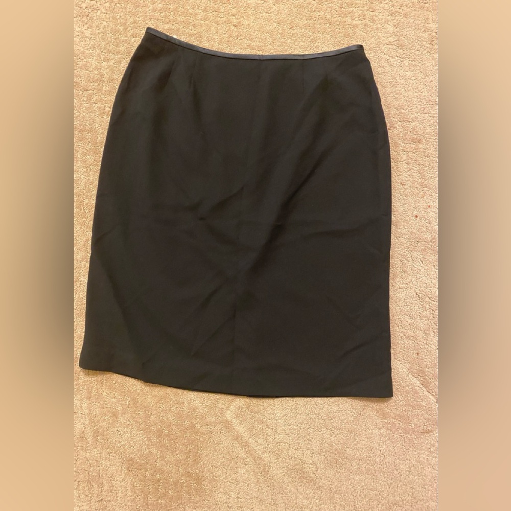 Nipon Boutique - Elegant Black Women's Midi Pencil  Skirt, Size: 4